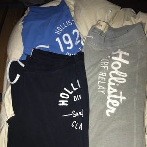 3 pairs Hollister sweatpants
